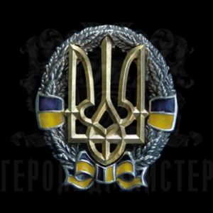 Фото Значок "Тризуб на вінку великий"