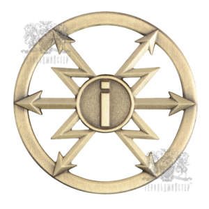 Фото Беретний знак радіотехнічних військ та військ зв'язку(старого зразка)