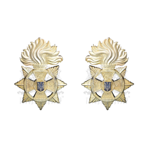 Фото Эмблема на воротник Национальная гвардия Украины 2 шт.