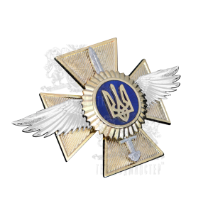 Фото Кокарда наборная воздушные войска (4 детали)