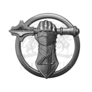 Фото Beret sign of the 4th operational brigade of the National Guard of Ukraine, tank battalion