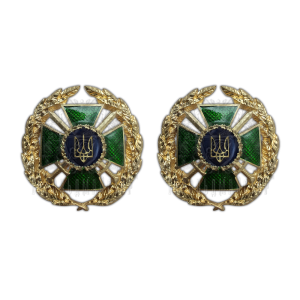 Фото Эмблема на воротник Государственной пограничной службы Украины 2 шт.