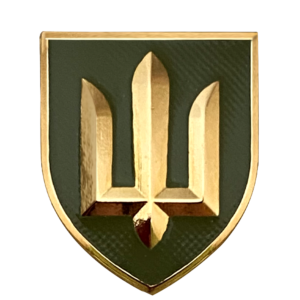 Фото Значок "Военный Тризуб ВСУ олива"